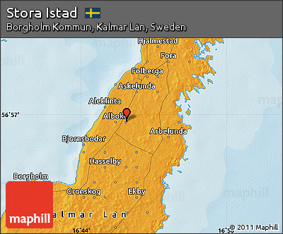 Political Map of Stora Istad