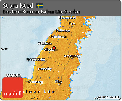 Political Map of Stora Istad