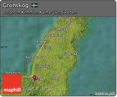 Satellite Map of Grönskog