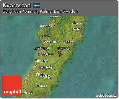 Satellite Map of Kvarnstad