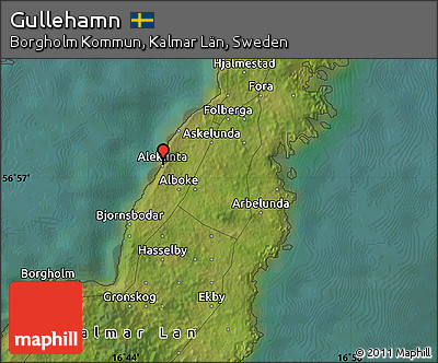Satellite Map of Gullehamn