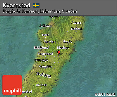 Satellite Map of Kvarnstad