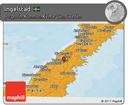 Political Panoramic Map of Ingelstad