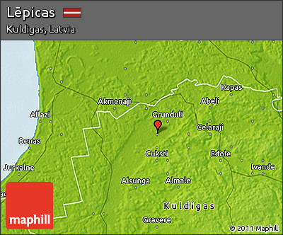 Physical 3D Map of Lēpicas