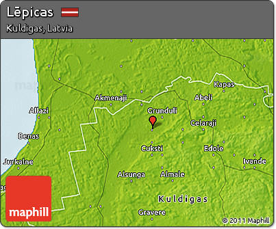 Physical 3D Map of Lēpicas