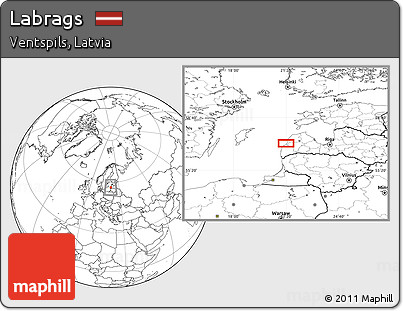 Blank Location Map of Labrags