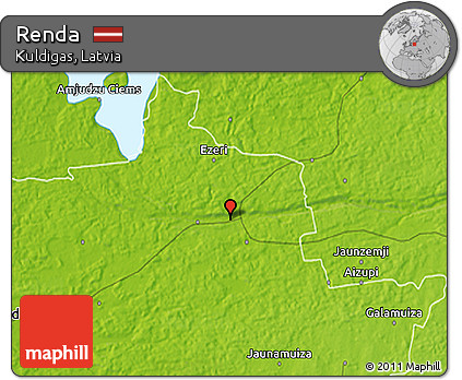 Physical 3D Map of Renda