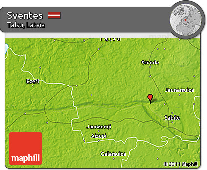 Physical 3D Map of Sventes