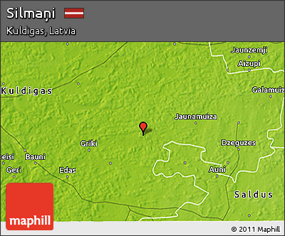 Physical 3D Map of Silmaņi