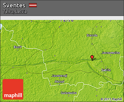 Physical 3D Map of Sventes