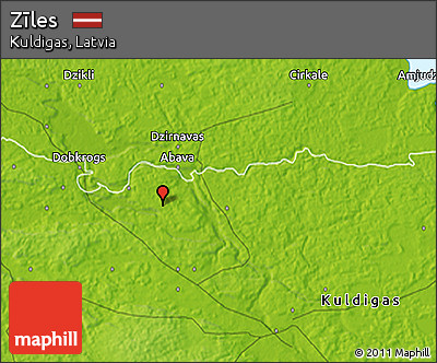 Physical 3D Map of Zīles