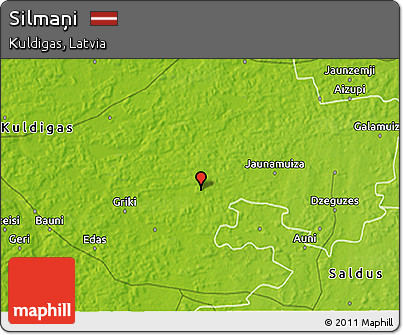 Physical 3D Map of Silmaņi