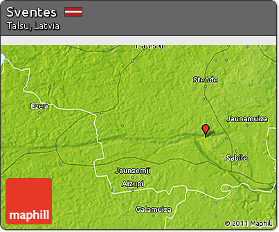 Physical 3D Map of Sventes