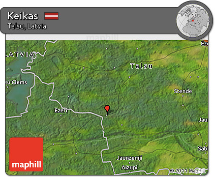 Satellite 3D Map of Keikas