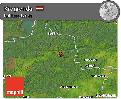 Satellite 3D Map of Kroņrenda