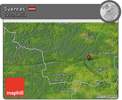 Satellite 3D Map of Sventes