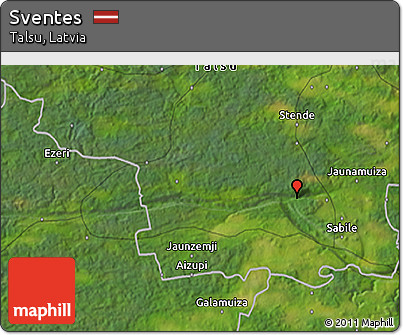 Satellite 3D Map of Sventes
