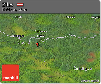 Satellite 3D Map of Zīles