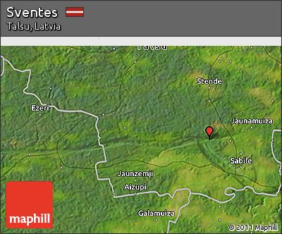 Satellite 3D Map of Sventes