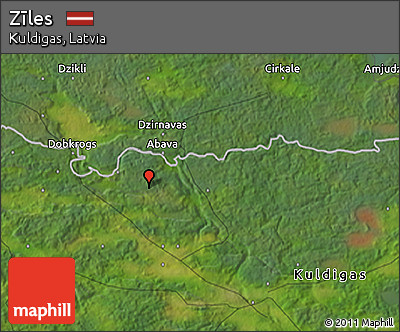 Satellite 3D Map of Zīles