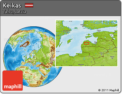 Physical Location Map of Keikas