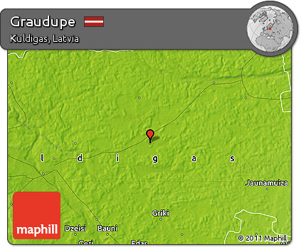 Physical Map of Graudupe