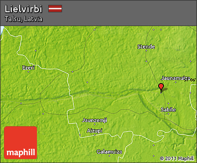 Physical Map of Lielvirbi