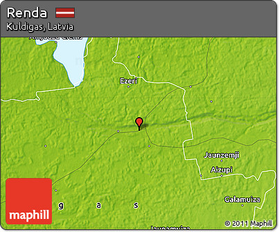 Physical Map of Renda