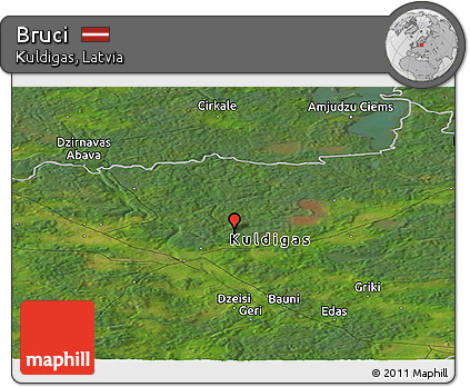 Satellite Panoramic Map of Bruci