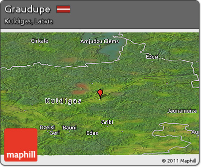 Satellite Panoramic Map of Graudupe
