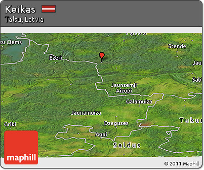 Satellite Panoramic Map of Keikas