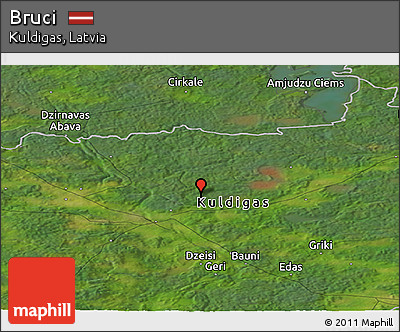 Satellite Panoramic Map of Bruci