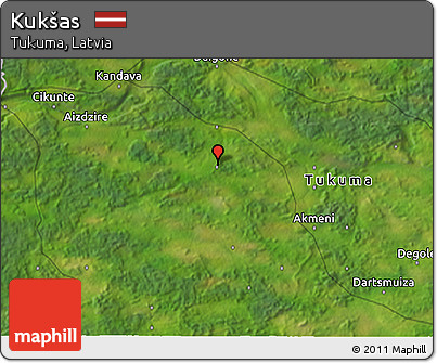 Satellite 3D Map of Kukšas