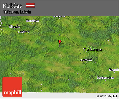 Satellite 3D Map of Kukšas