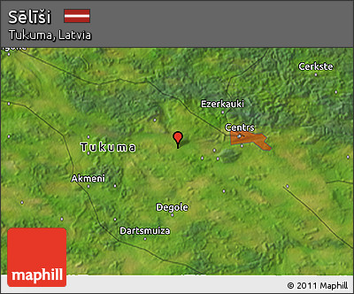 Satellite 3D Map of Sēlīši