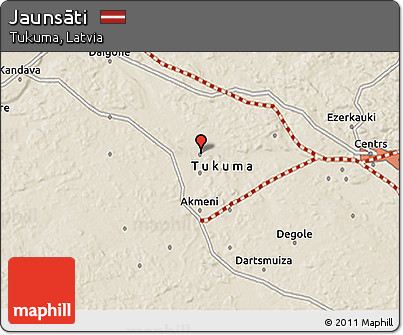 Shaded Relief 3D Map of Jaunsāti