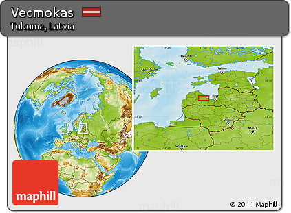 Physical Location Map of Vecmokas