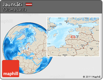 Shaded Relief Location Map of Jaunsāti