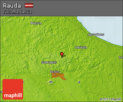 Physical Map of Rauda