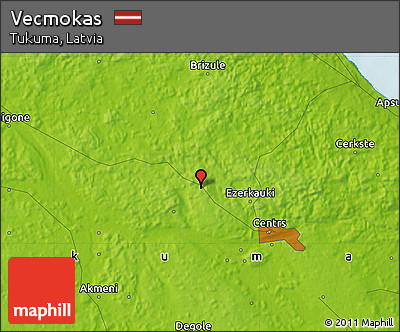 Physical Map of Vecmokas