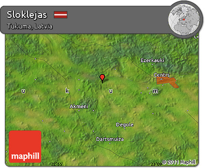 Satellite Map of Sloklejas