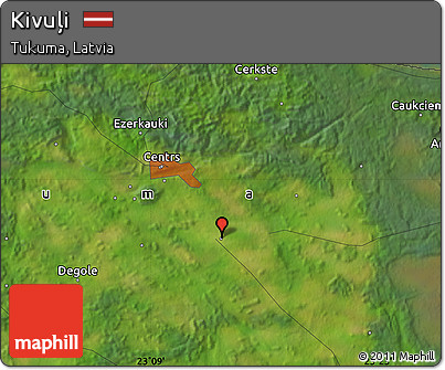 Satellite Map of Kivuļi