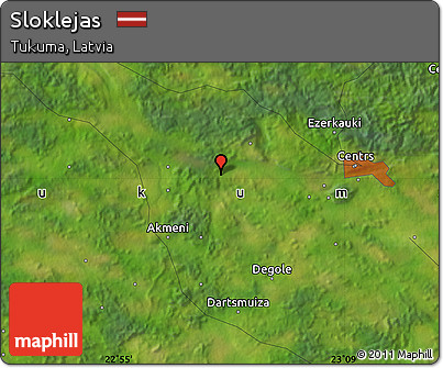 Satellite Map of Sloklejas