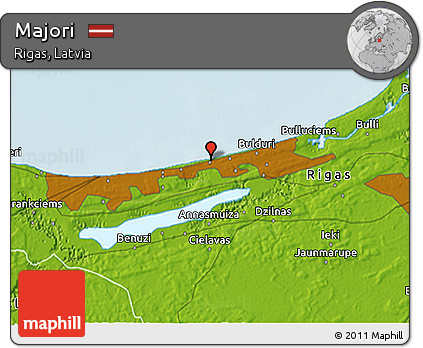 Physical 3D Map of Majori