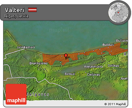 Satellite 3D Map of Valteri