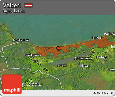Satellite 3D Map of Valteri