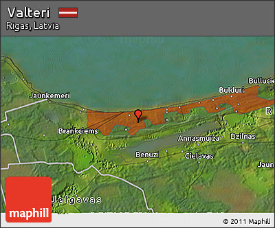 Satellite 3D Map of Valteri