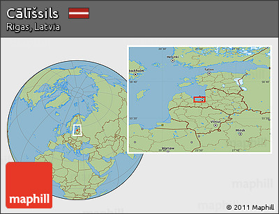 Savanna Style Location Map of Cālīšsils