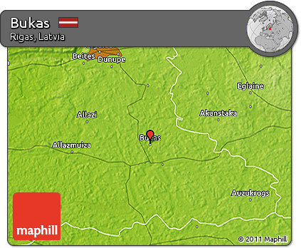 Physical 3D Map of Bukas