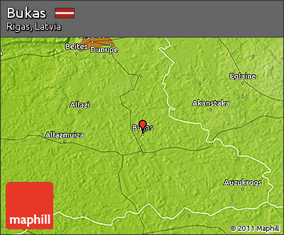 Physical 3D Map of Bukas